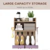 Skandiquip Home Gym Organizer, Yoga Mat Storage Rack, Wall Mounted Peloton Accessories Shelf, Large Capacity for Shoes, Yoga Mats, Clothes, Towels, Gym Equipment