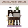 Skandiquip Home Gym Organizer, Yoga Mat Storage Rack, Wall Mounted Peloton Accessories Shelf, Large Capacity for Shoes, Yoga Mats, Clothes, Towels, Gym Equipment